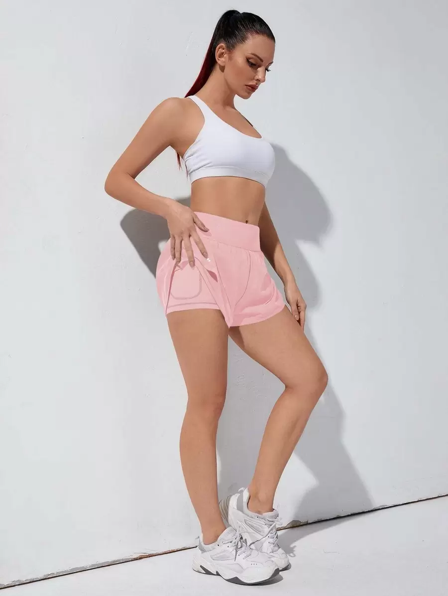 Sport Shorts 2-in-1 Cell Phone Pocket