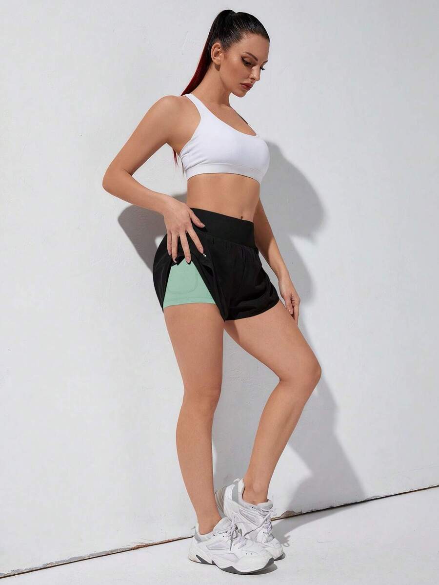 Sport Shorts 2-in-1 Cell Phone Pocket