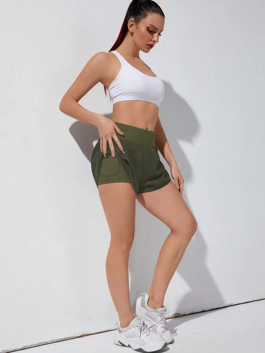 Sport Shorts 2-in-1 Cell Phone Pocket