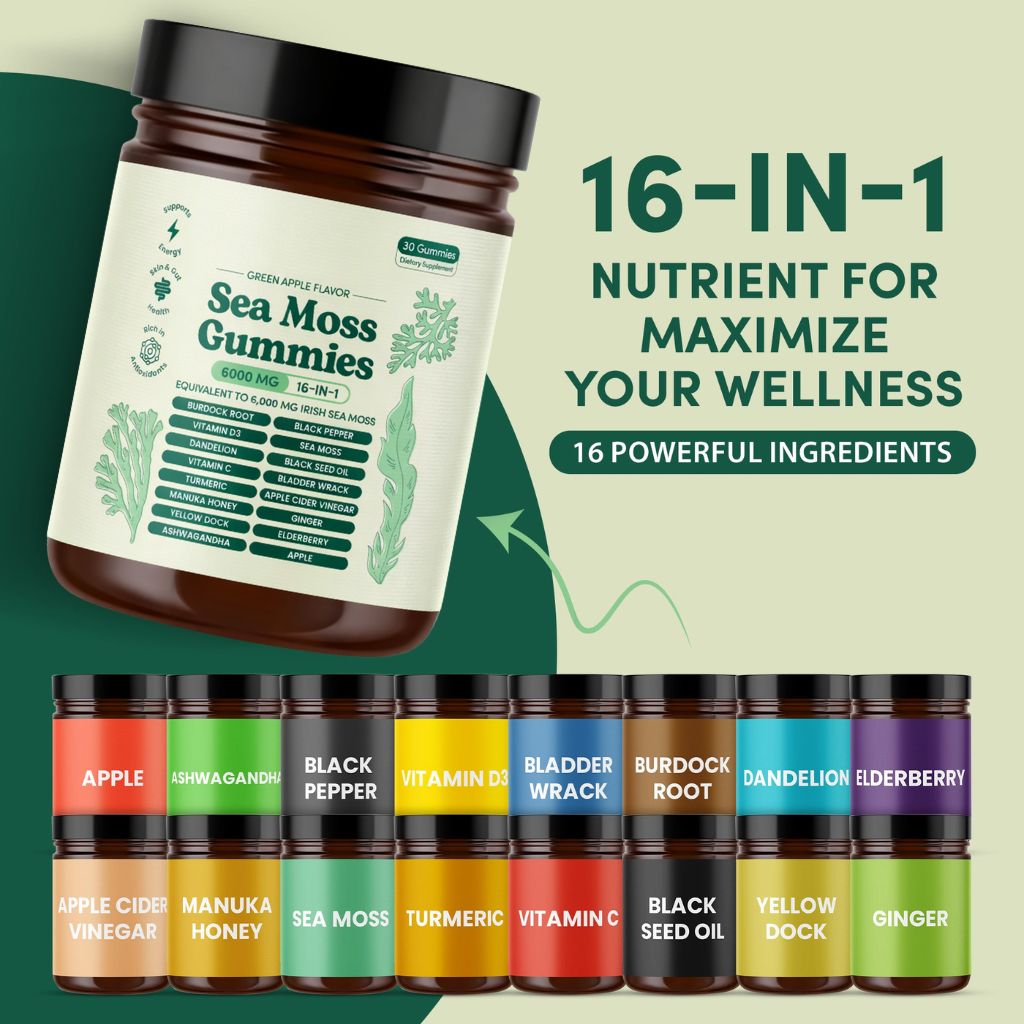 Sea Moss 16-In-1 Gummies