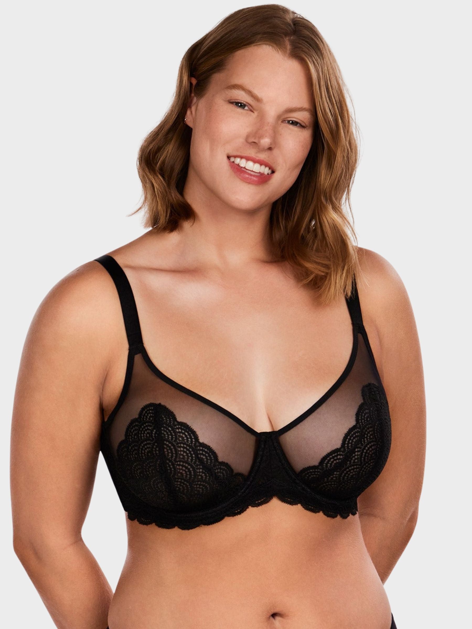 Mermaid Scales Lace Underwire Bra