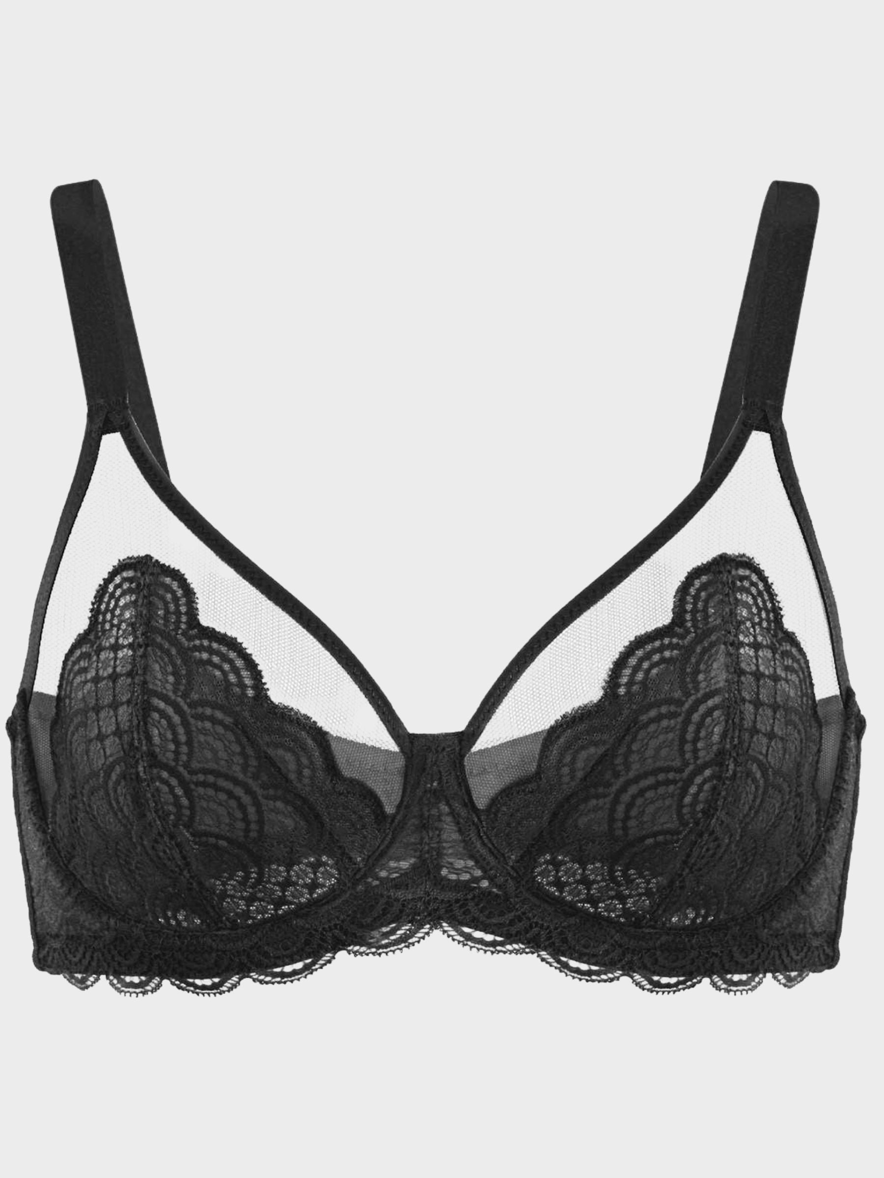 Mermaid Scales Lace Underwire Bra