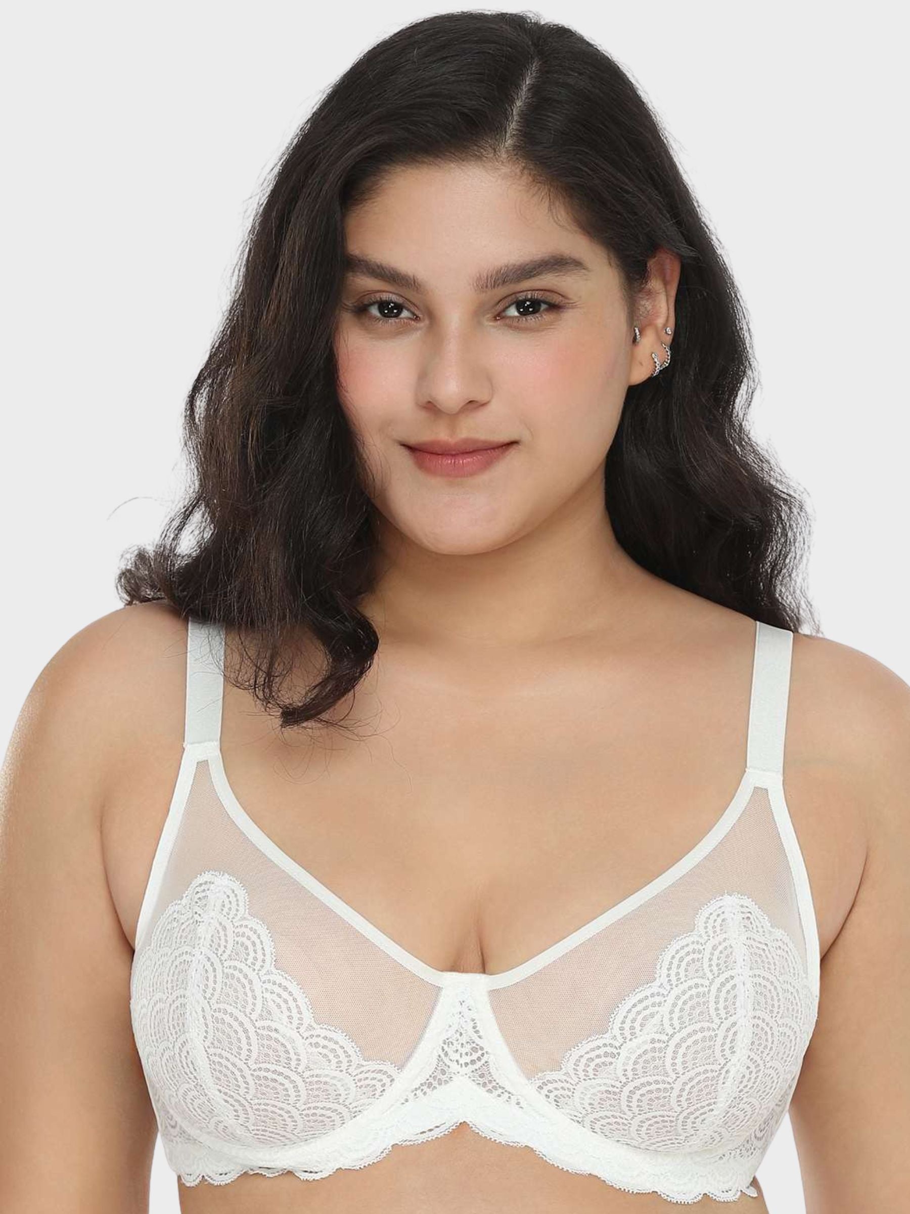 Mermaid Scales Lace Underwire Bra