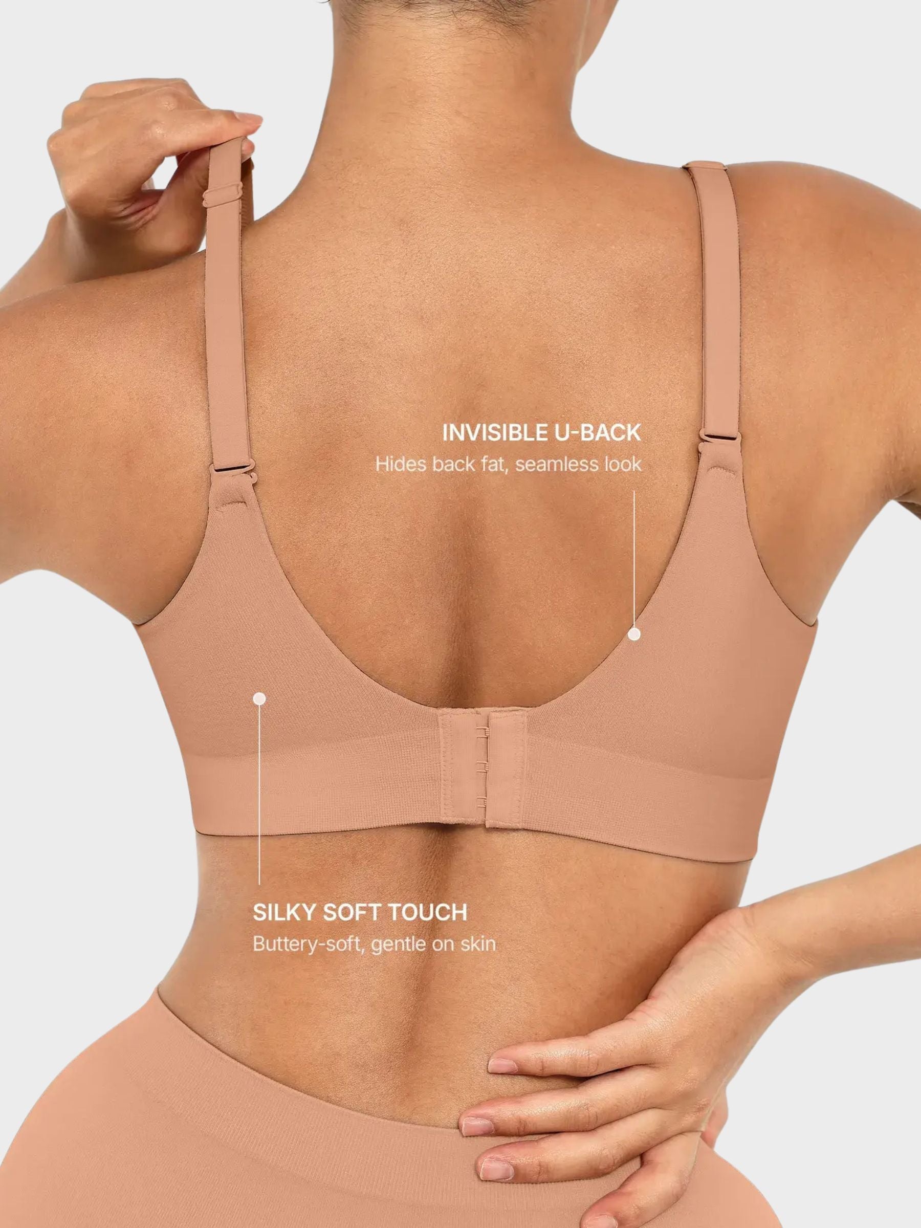 Wireless Push-Up Seamless Comfort Full Coverage Bra