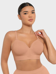 Wireless Push-Up Seamless Comfort Full Coverage Bra