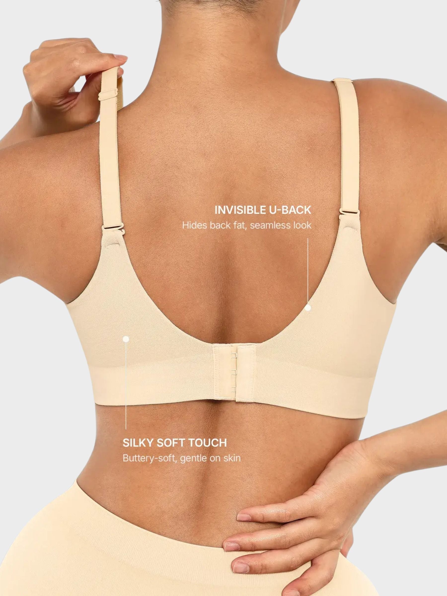 Wireless Push-Up Seamless Comfort Full Coverage Bra