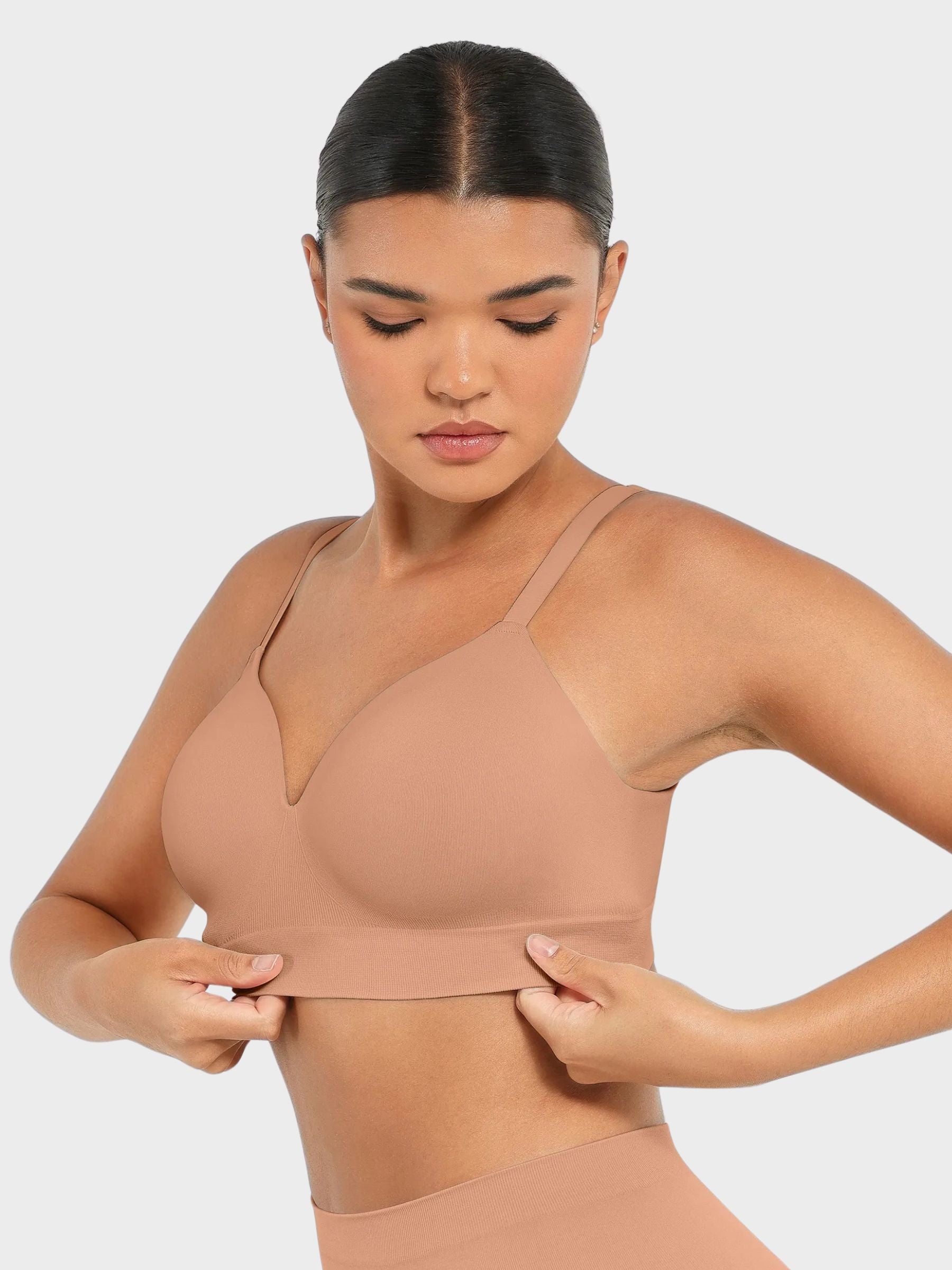 Wireless Push-Up Seamless Comfort Full Coverage Bra