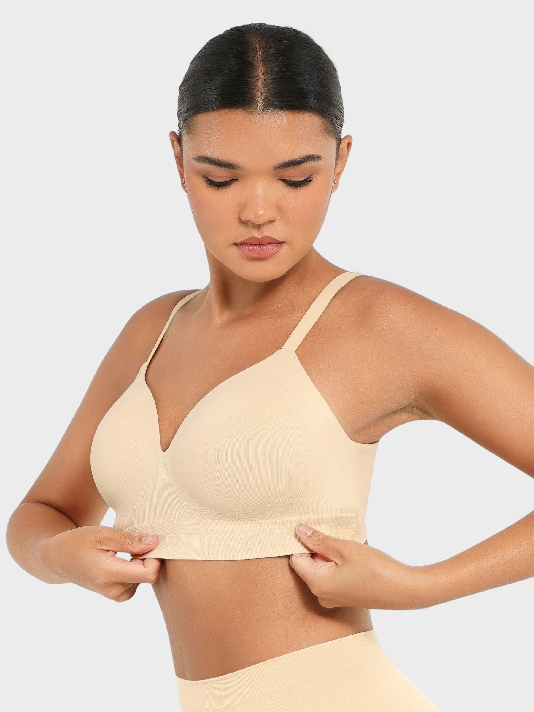 Wireless Push-Up Seamless Comfort Full Coverage Bra