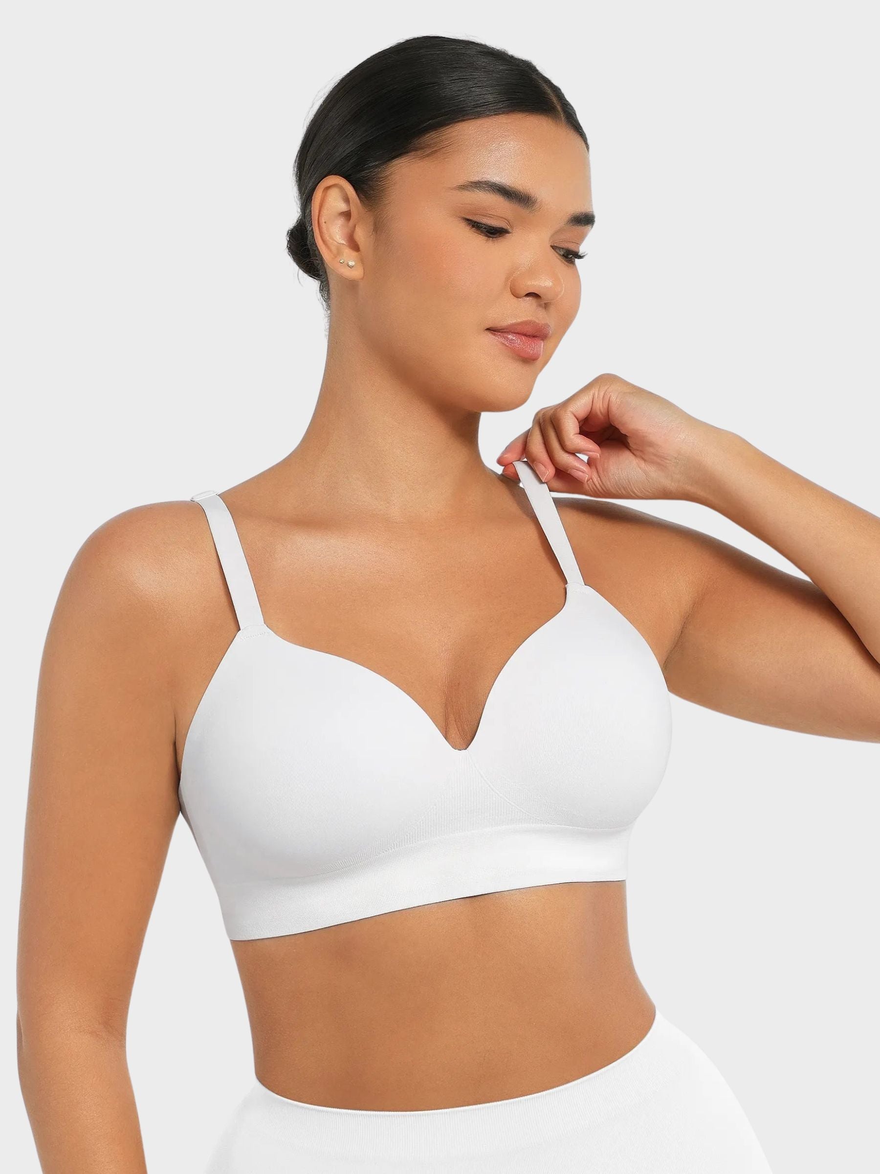Wireless Push-Up Seamless Comfort Full Coverage Bra