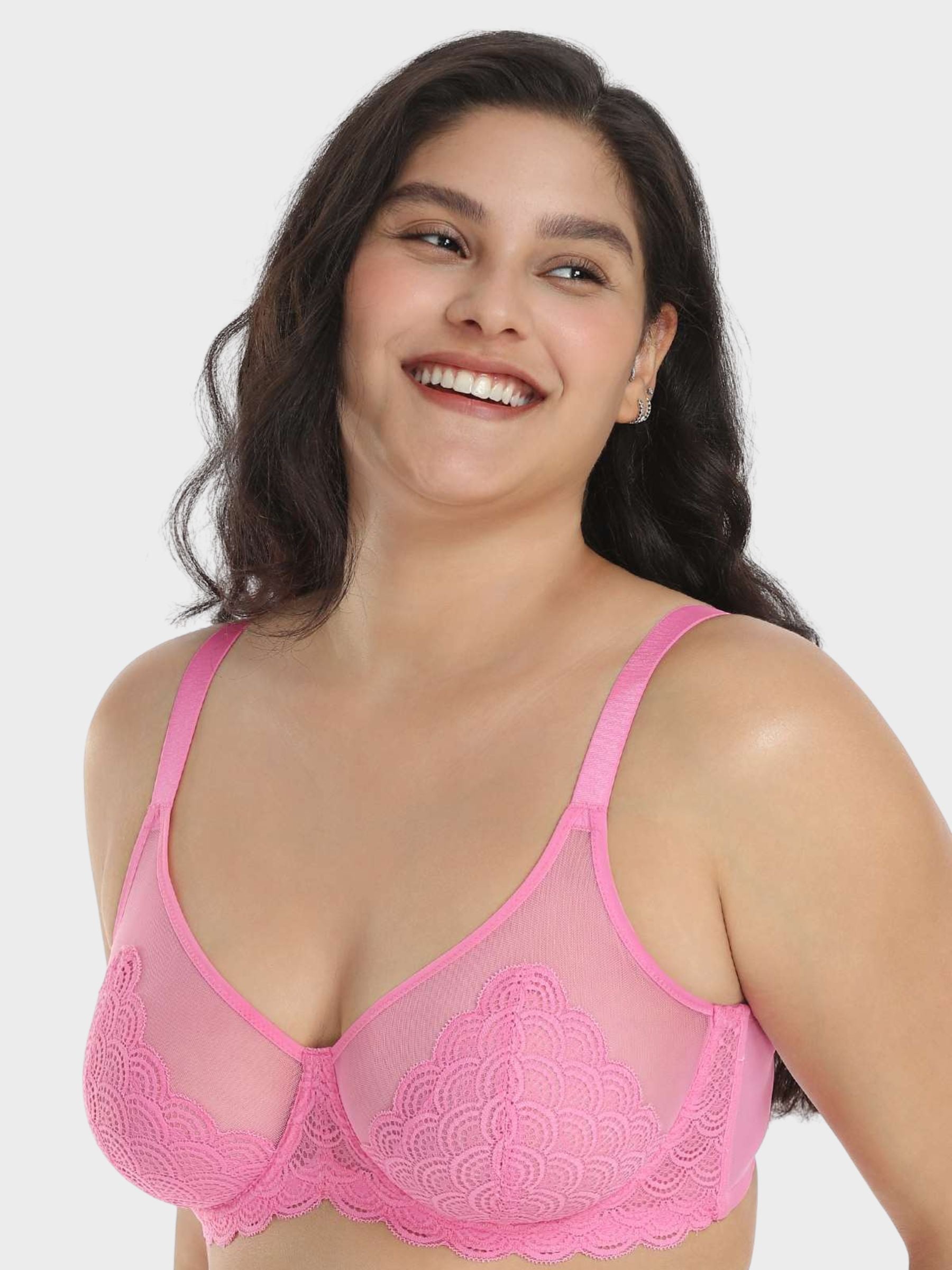 Mermaid Scales Lace Unlined Bra