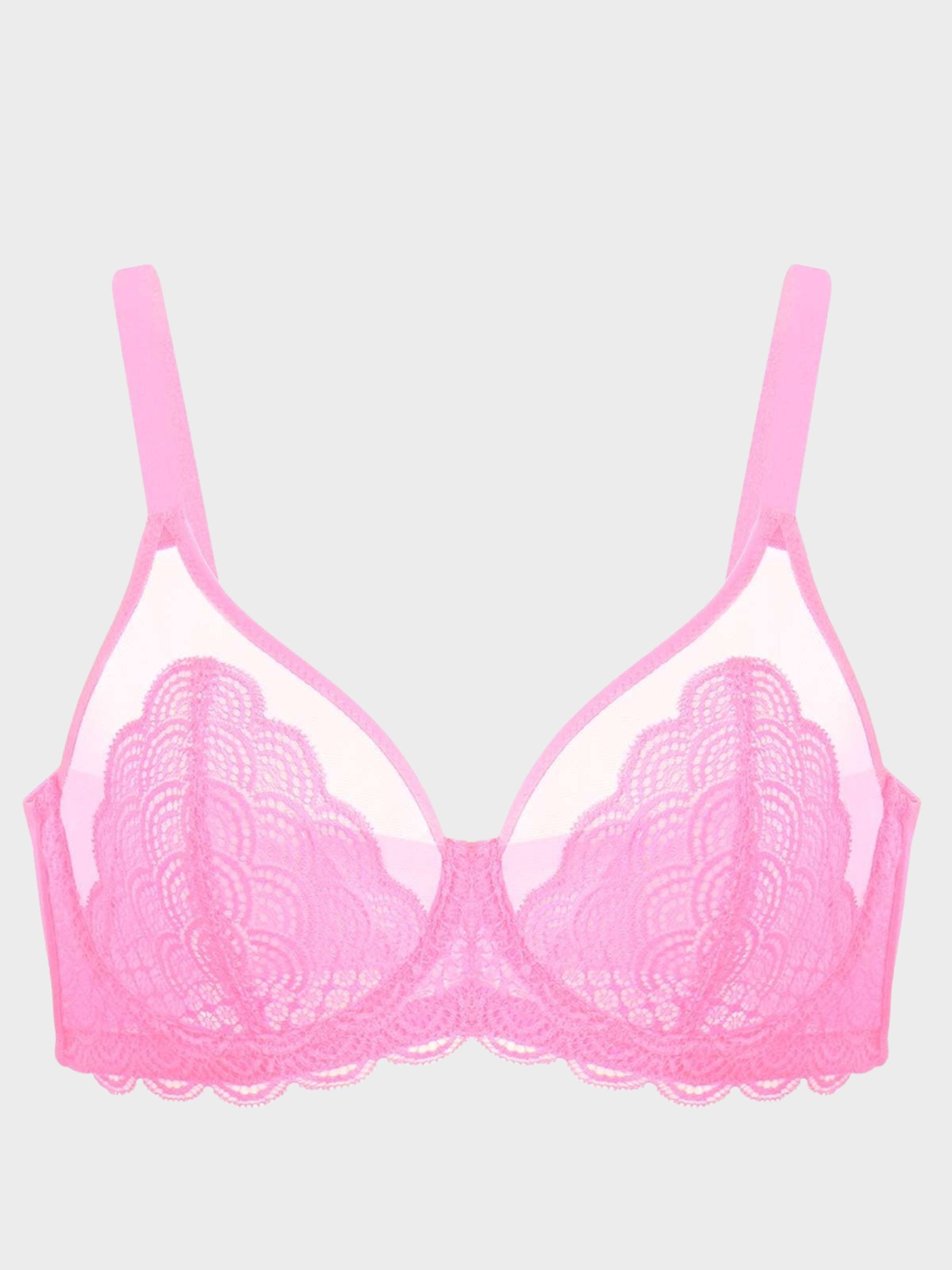 Mermaid Scales Lace Unlined Bra