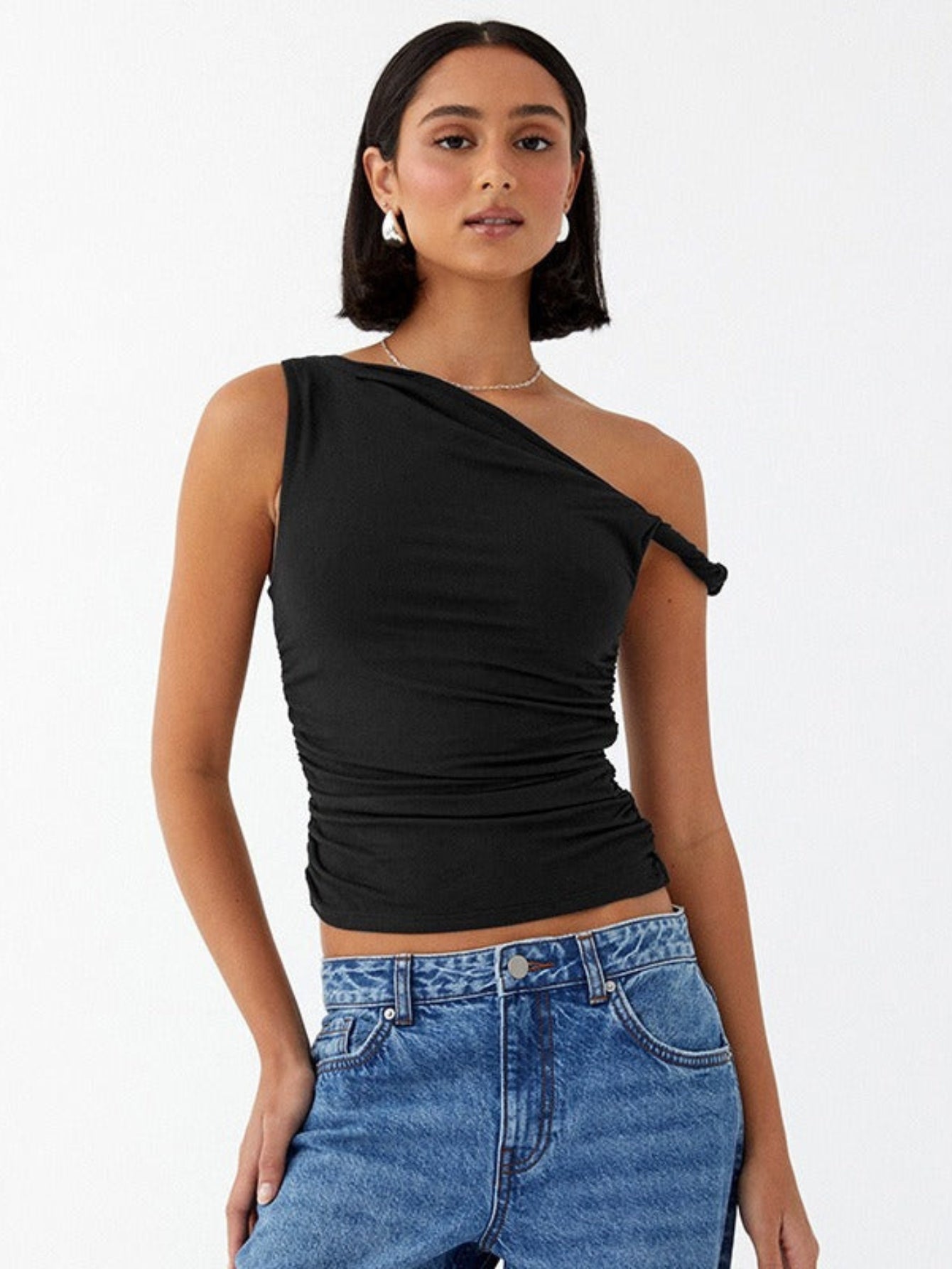 Cleo - Off-the-shoulder twist top
