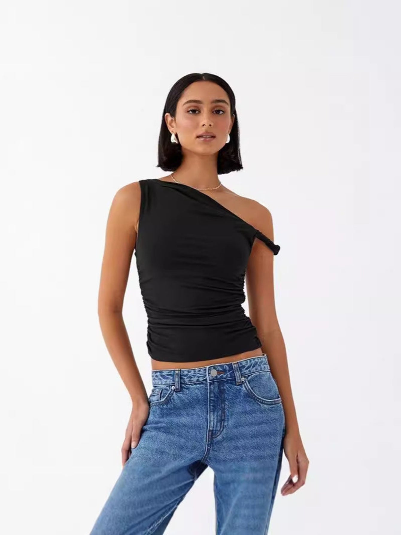 Cleo - Off-the-shoulder twist top
