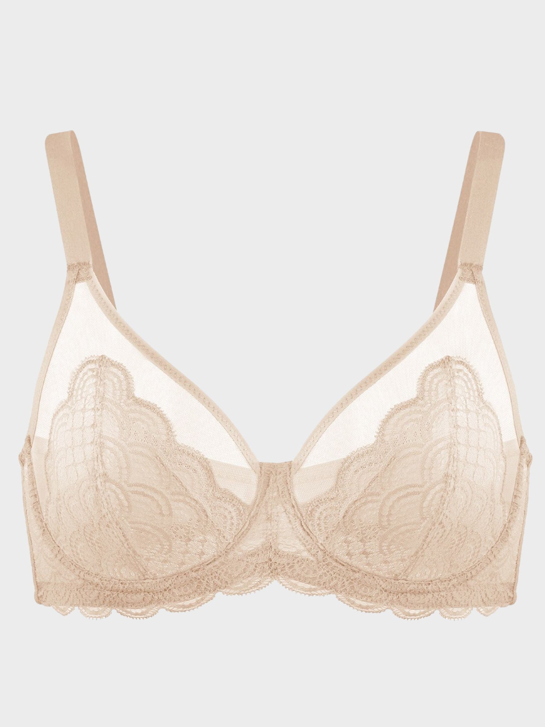 Mermaid Scales Lace  Unlined Underwire Bra