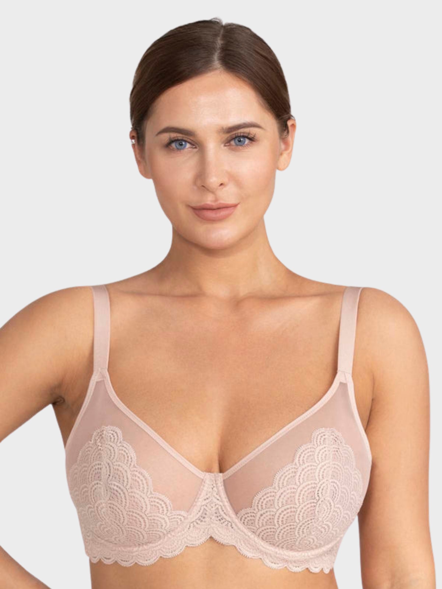 Mermaid Scales Lace  Unlined Underwire Bra