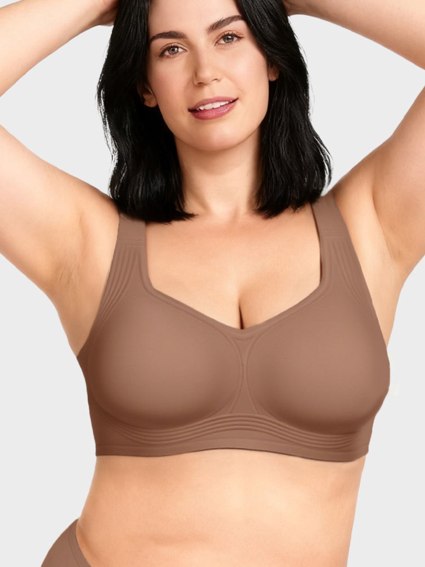 Comfortable Wireless Full Coverage Jelly Smoothing Bra