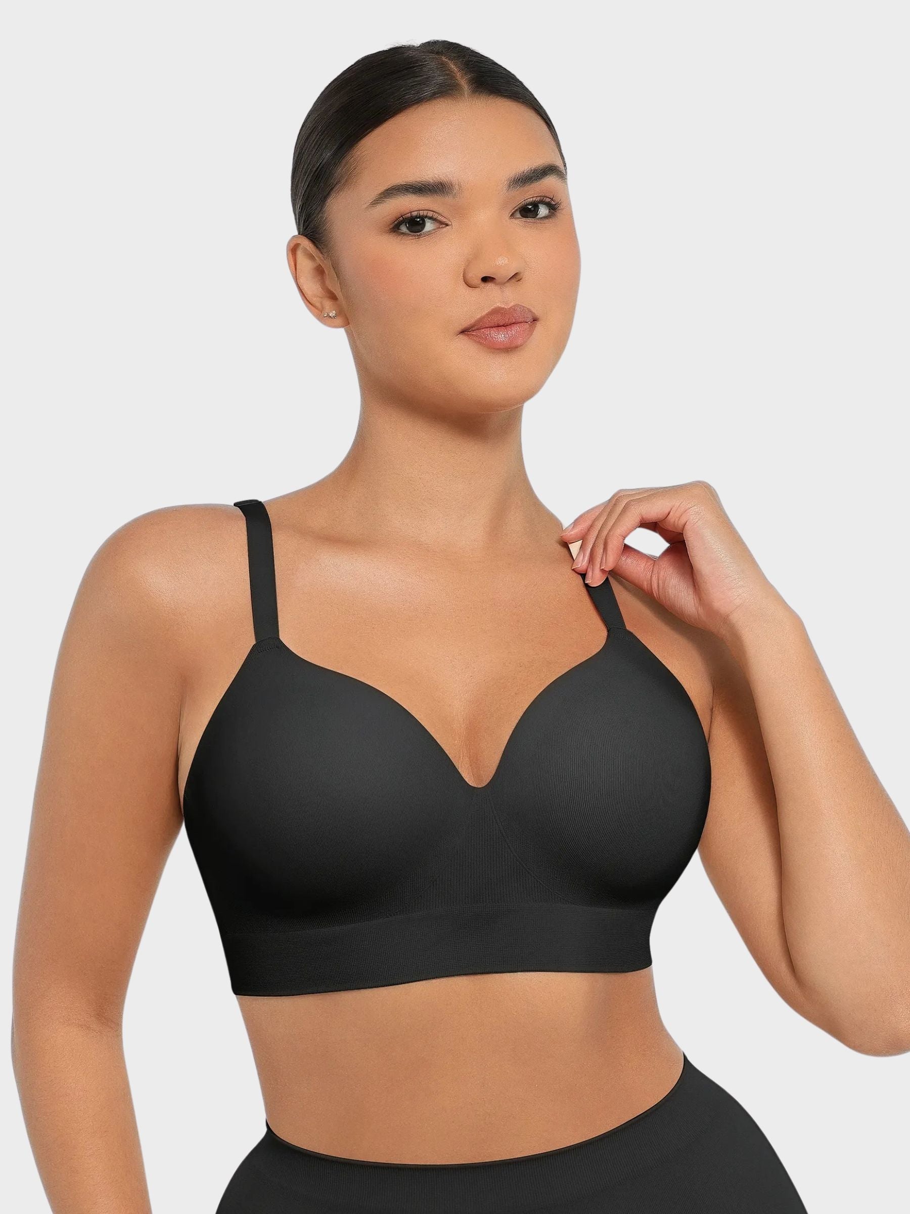 Wireless Push-Up Seamless Comfort Full Coverage Bra