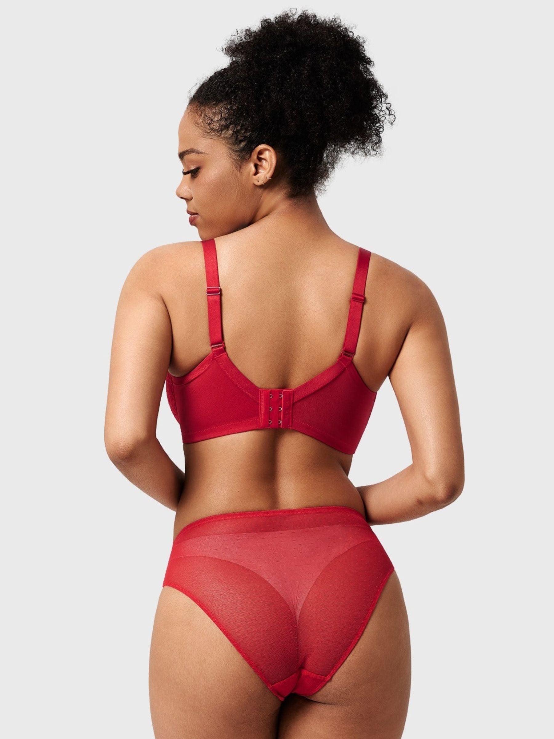 Enchante Lace Unlined Full Coverage Underwire Bra