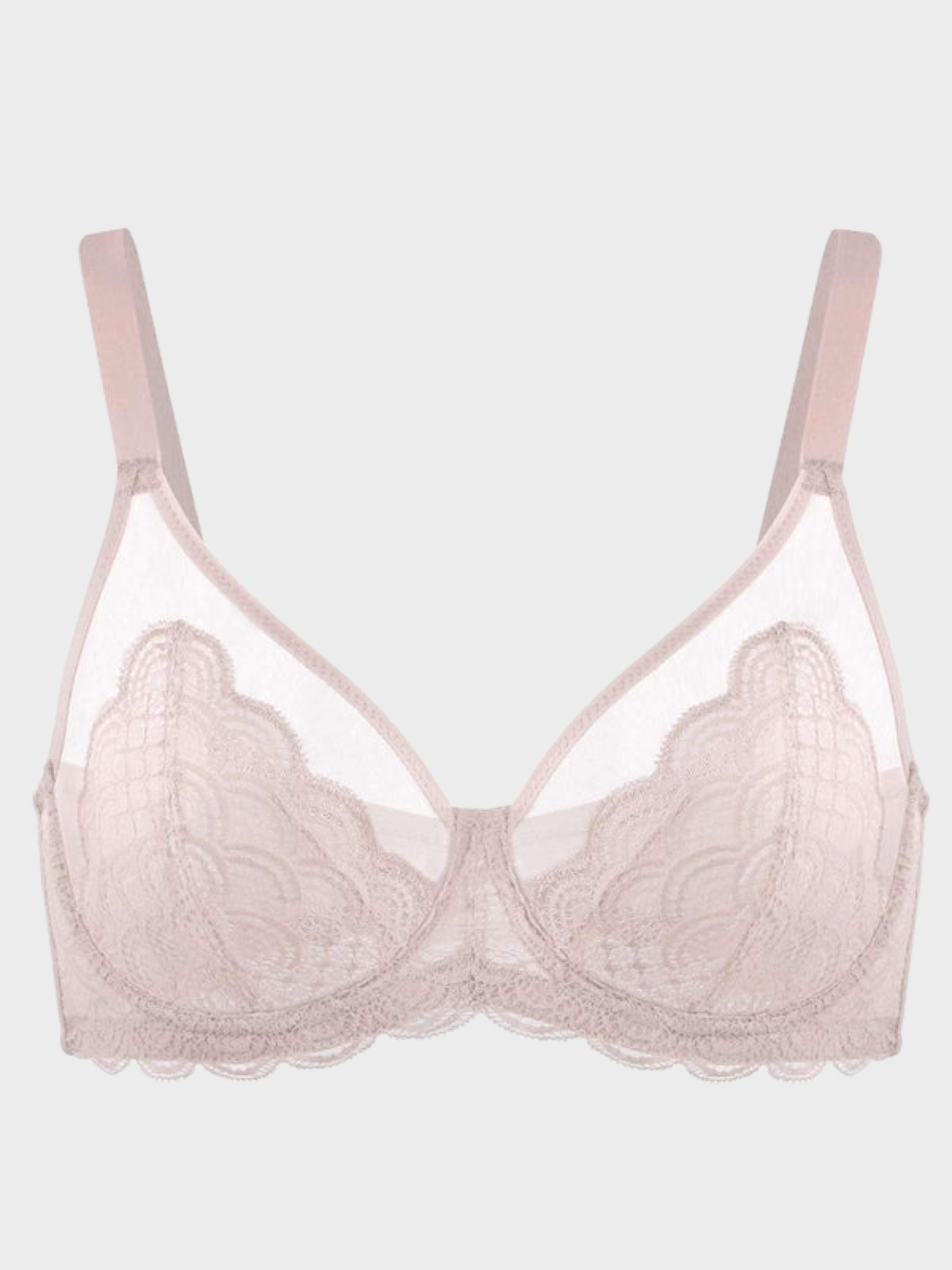 Mermaid Scales Lace  Unlined Underwire Bra