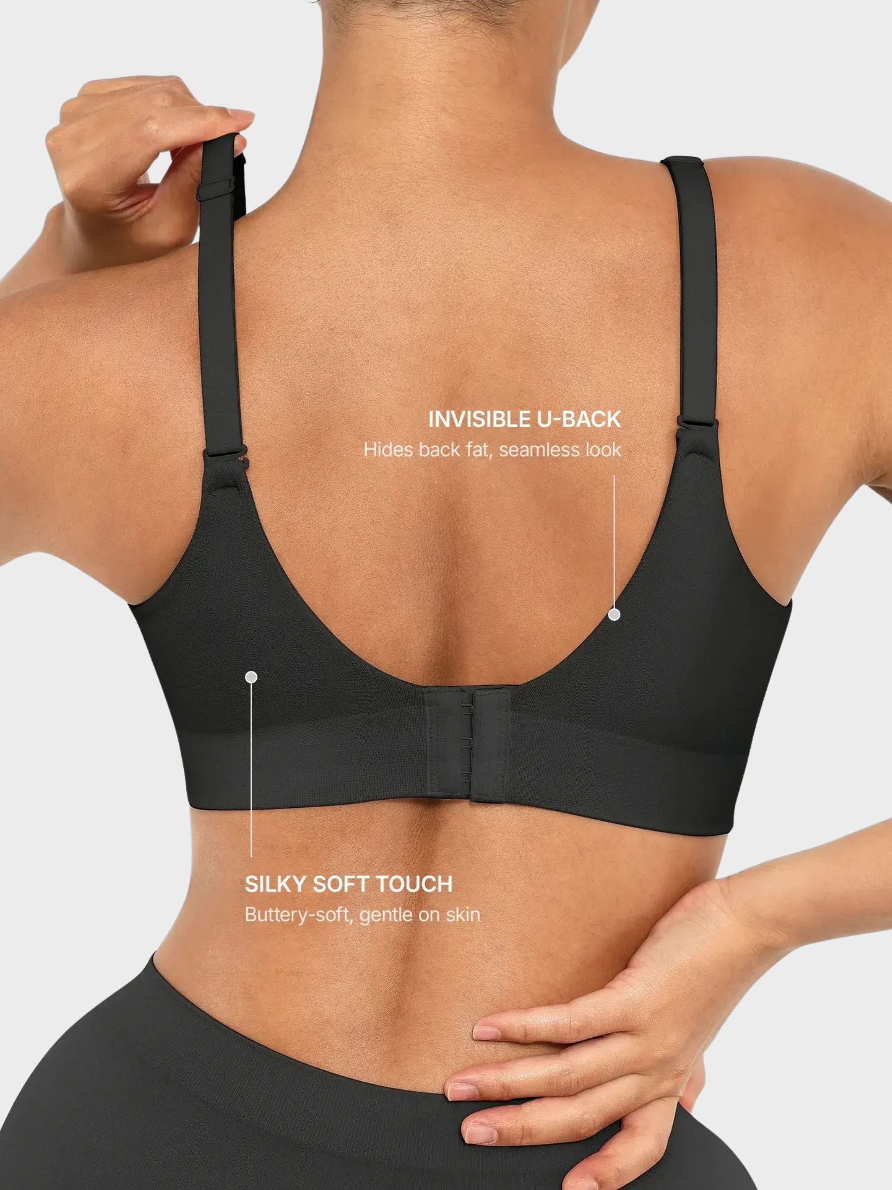 Wireless Push-Up Seamless Comfort Full Coverage Bra