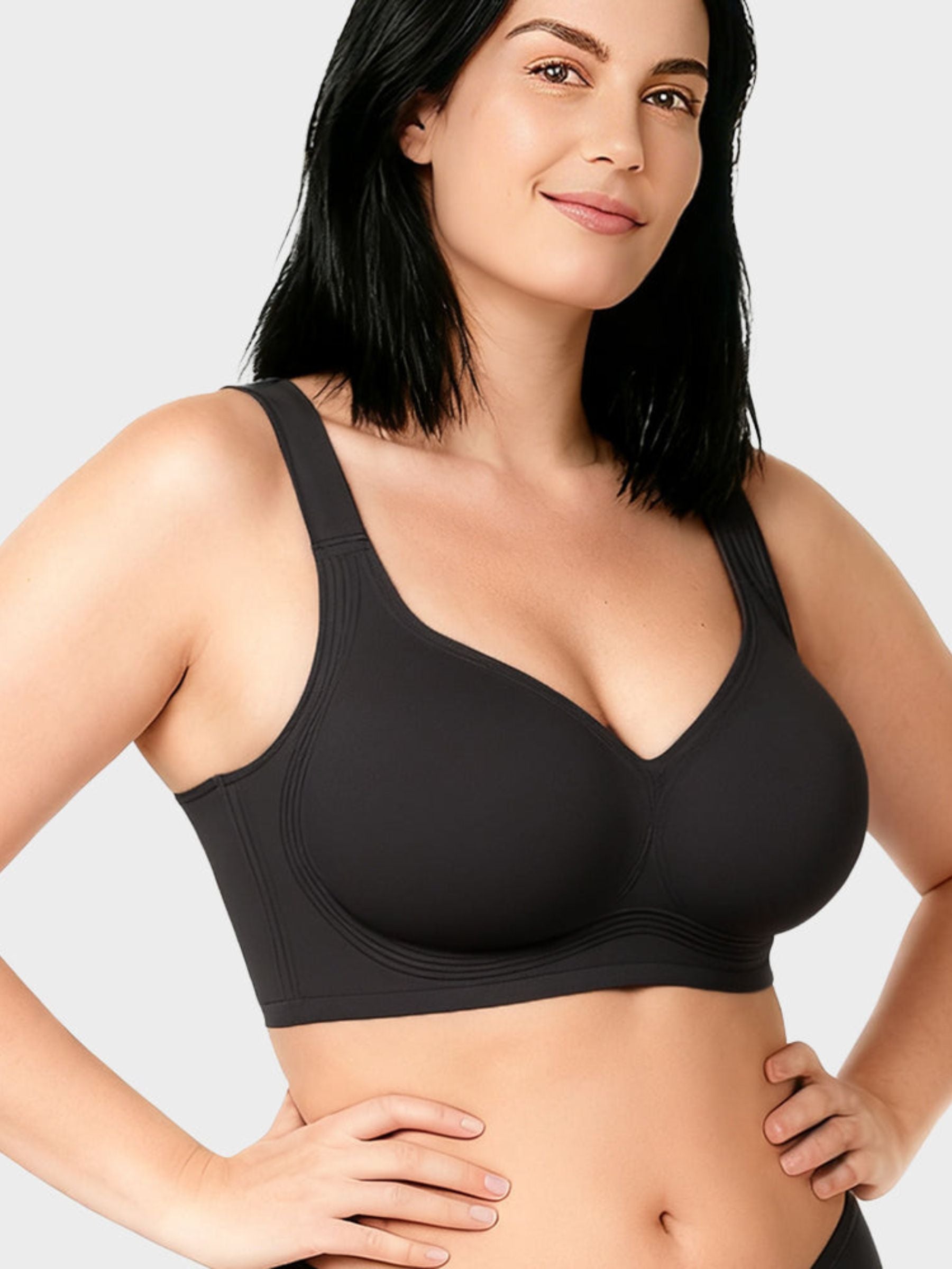Comfortable Wireless Full Coverage Jelly Smoothing Bra
