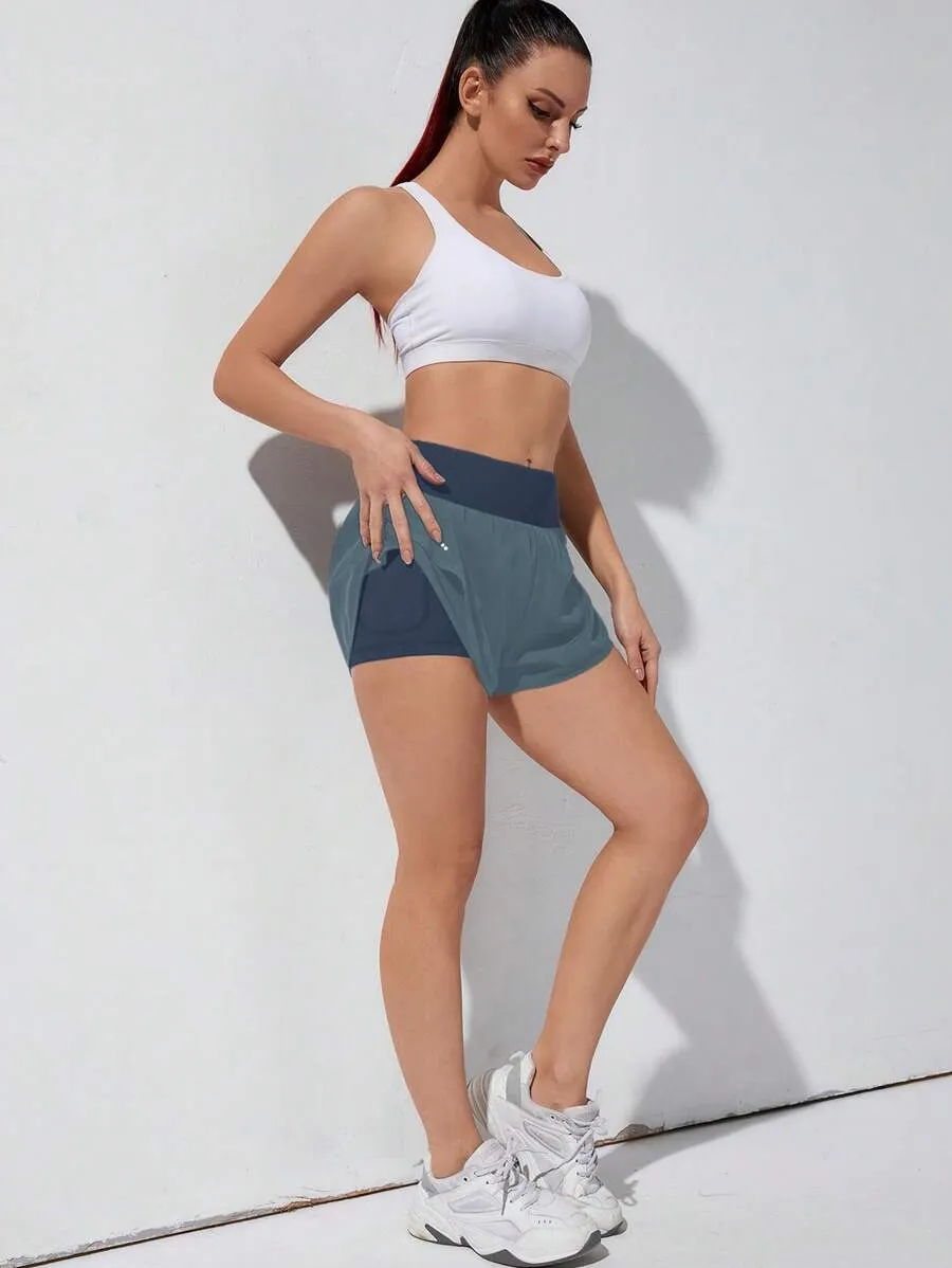 Sport Shorts 2-in-1 Cell Phone Pocket